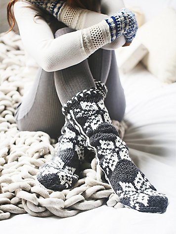 Super warm and cozy slipper socks