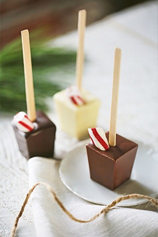Hot Chocolate Peppermint on a Stick