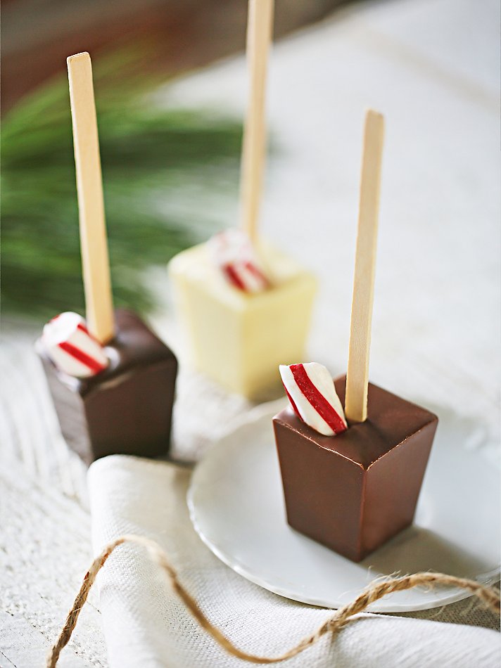 Hot Chocolate Peppermint on a Stick