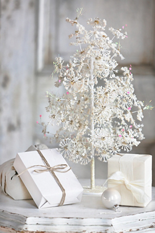 Beautiful glittery Christmas tree