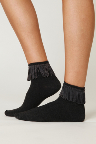 Fringe Ankle Sock at Free People Clothing Boutique