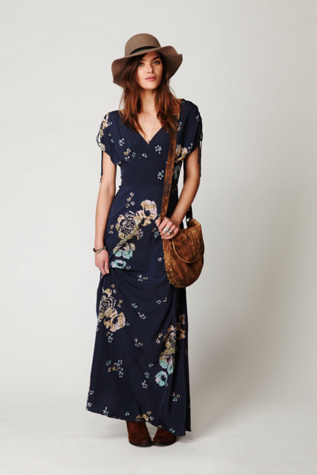Stardust Short Sleeve Maxi Dress at Free People Clothing Boutique