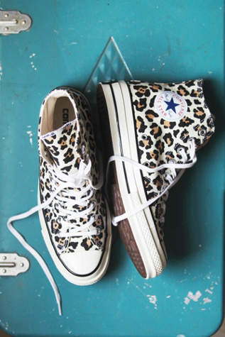 Converse Leopard Hi Top Chucks at Free People Clothing Boutique