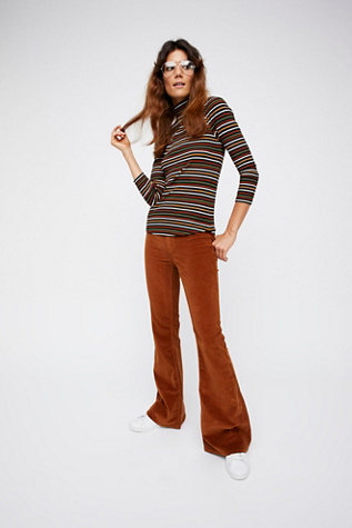 pull on corduroy flare