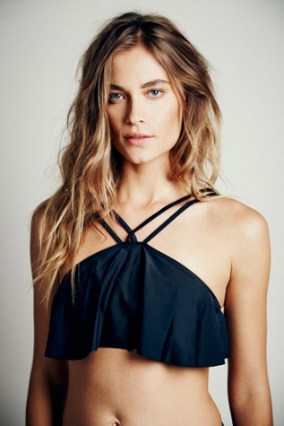 flowy pants and crop top