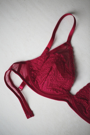 Intimately Lace Triangle Bra at Free People Clothing Boutique