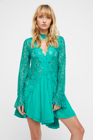 Secret Origins Pieced Lace Tunic