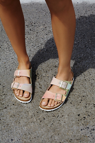 Birkenstock Arizona Tie Dye Birkenstock at Free People Clothing Boutique