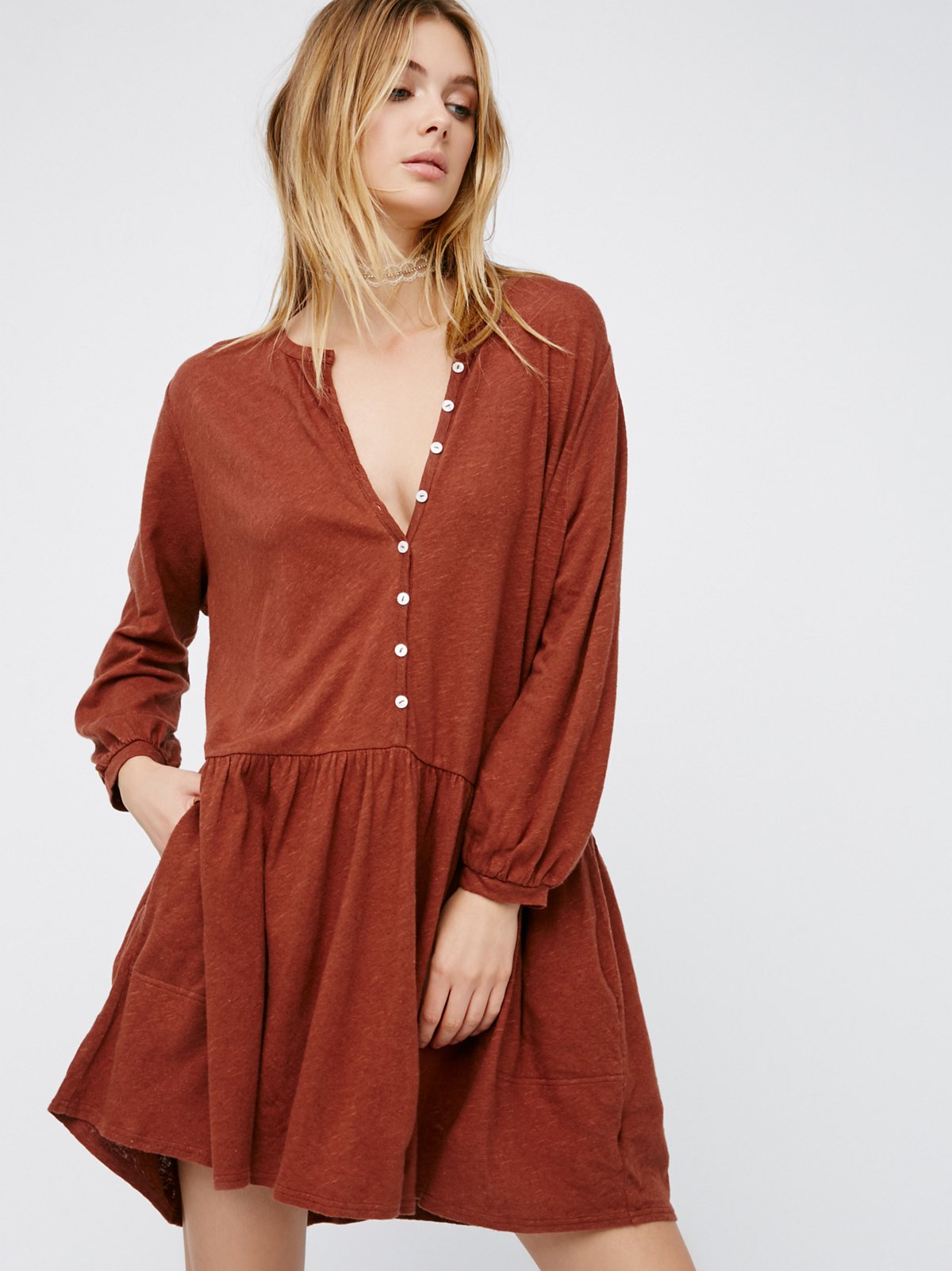 FP Beach Button Up Dress at Free People Clothing Boutique