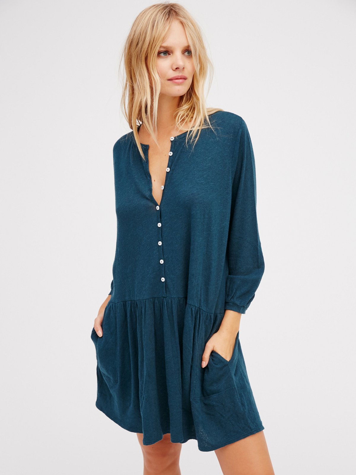 FP Beach Button Up Dress at Free People Clothing Boutique