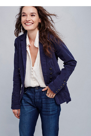 Structured Washed Blazer at Free People Clothing Boutique