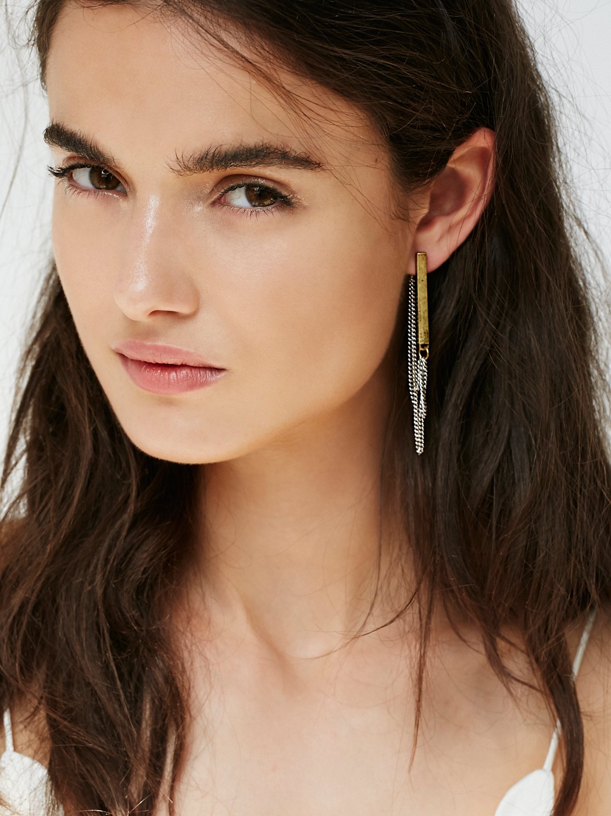 Bar Chain Earring at Free People Clothing Boutique