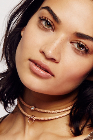 Double Leather Short Choker at Free People Clothing Boutique