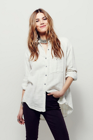 summer indigo shirt