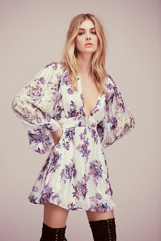 New Romantics Midnight Blooms Dress at Free People Clothing Boutique