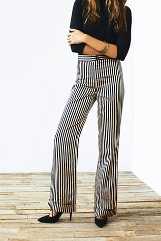 retro striped pants