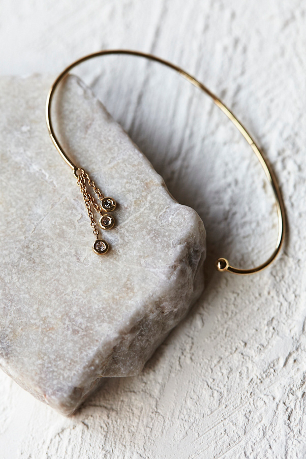 Hanging Diamonds Ear Cuff at Free People Clothing Boutique