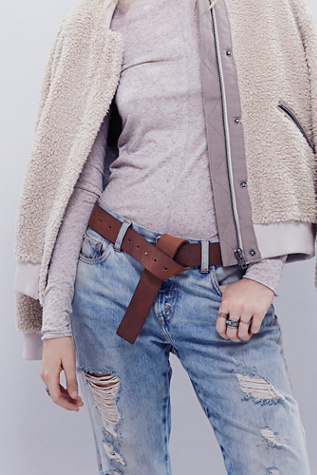 Minimal Peg Knot Belt at Free People Clothing Boutique
