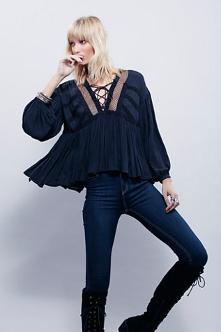 Dont Let Go Peasant Blouse at Free People Clothing Boutique