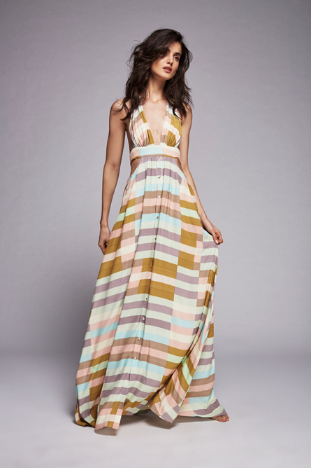 Wrap Top Maxi Dress