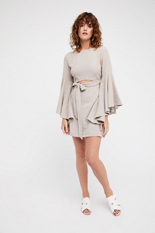 A Feminine Act Mini Dress