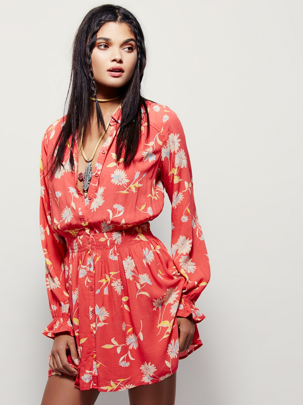 Ruthie Printed Mini Dress at Free People Clothing Boutique