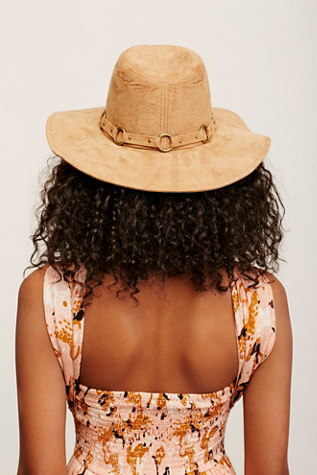 Fame Braided Faux Suede Hat