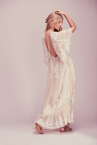 Ansa Forest Maxi Dress