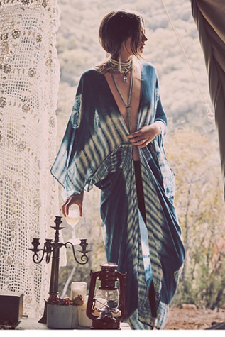 KIMONO WITH TIE BELT IF THESE WALLS COULD TALK