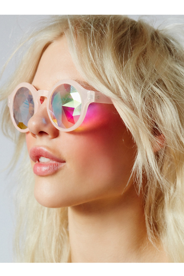 Groovy kaleidoscope festival ready sunglasses
