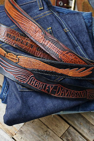 Vintage Harley Davidson Belt at Free People Clothing Boutique