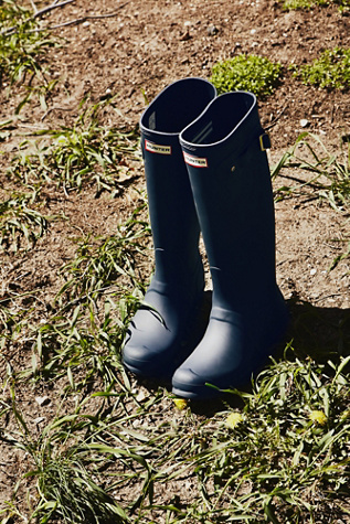 knee high hunter wellies