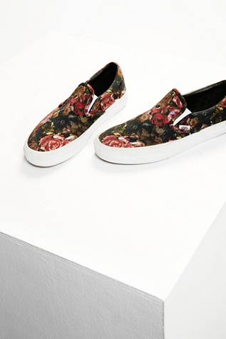 Vans Moody Floral Slip-On Sneaker at Free People Clothing Boutique