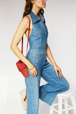 Vintage Loves '70s Denim Collection Vintage 1970s Denim Jumpsuit at