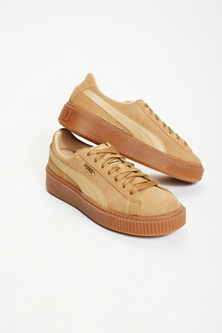 puma suede platform core