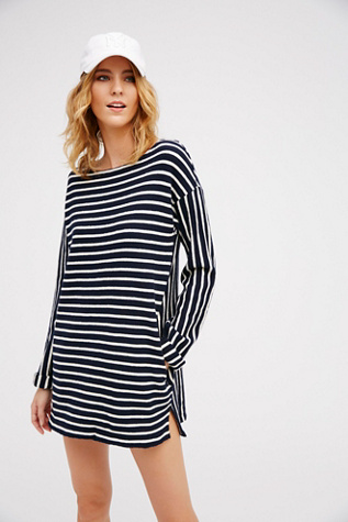 Come On Over Striped Tunic at Free People Clothing Boutique