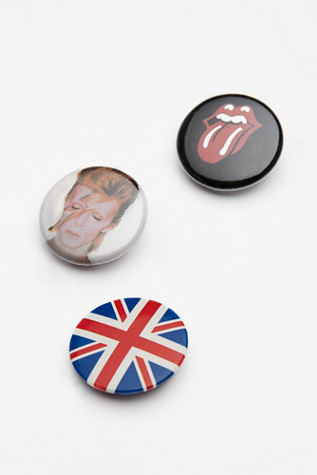 Vintage Band Pin Set at Free People Clothing Boutique