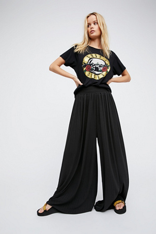 Fp Beach Love Me Wide Leg Trousers At Free People Clothing Boutique 7368