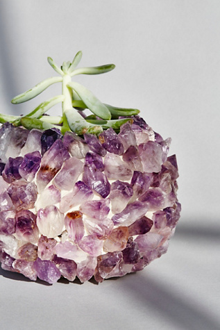 Nate Rickets x Free People Quartz Crystal Plant Vase at Free People