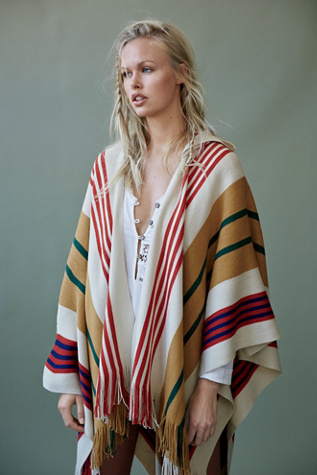 FP X Back Bay Hooded Kimono at Free People Clothing Boutique