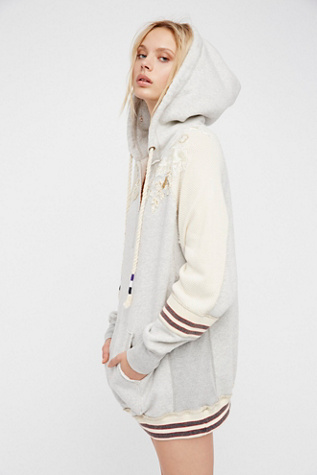 Varsity Embellished Pullover at Free People Clothing Boutique