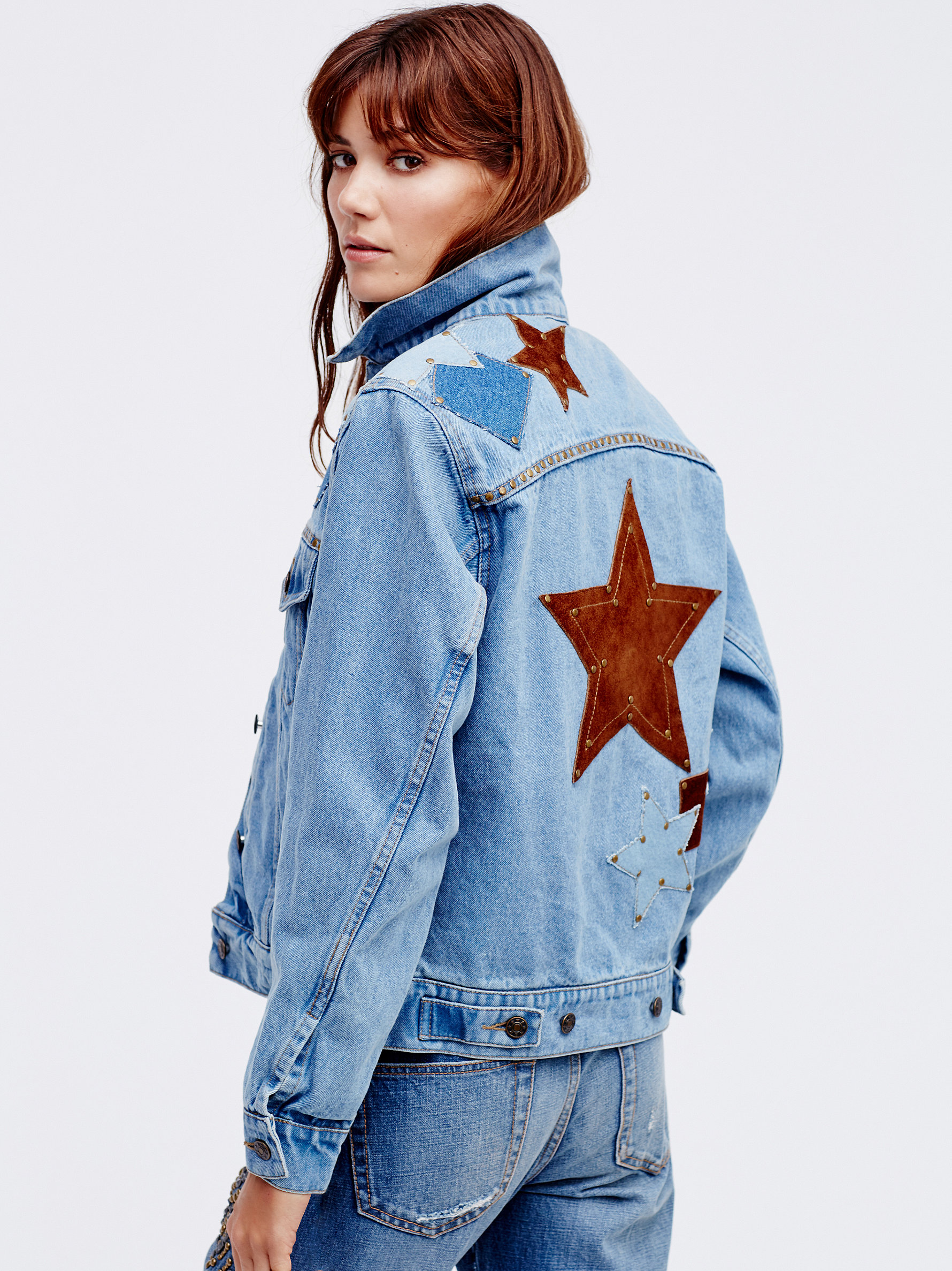 Understated Leather Lone Star Denim Jacket at Free People Clothing ...