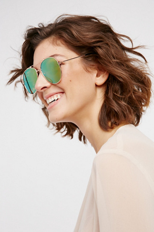 Aviator And Round Sunglasses For Women Free People