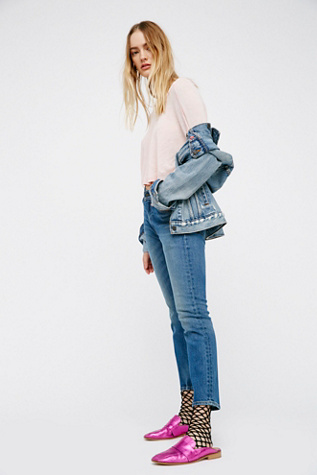 levi's 505c cropped jeans