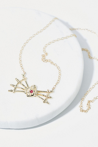 Communion by Joy Smith 14K Sacred Heart + 7 Swords Necklace at Free