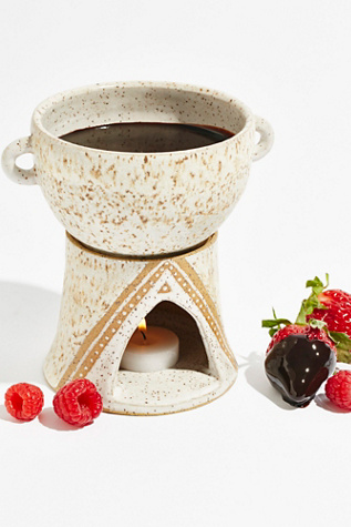 Victoria Smith Ceramics Ceramic Fondue Set at Free People Clothing Boutique