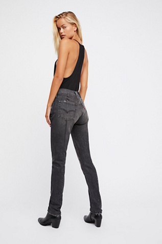 levi's 501 skinny altered jeans